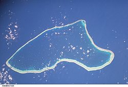 NASA-Bild von Marutea Nord