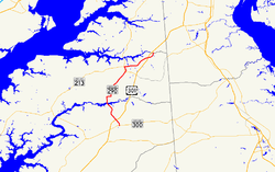 Karte der Maryland State Route 290