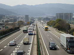 Meishin-Autobahn bei Ōtsu