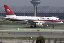 Meridiana Airbus A319 Madrid-Barajas