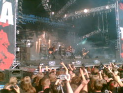Opeth im Juni 2006 auf dem Tuska Open Air Metal Festival.