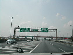 Jōban-Autobahn bei Misato