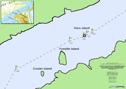 Lage der Franklin-Insel
