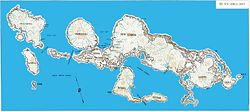 Die Inselgruppe des New-Georgia-Archipels