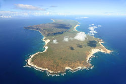 Luftaufnahme von Niʻihau