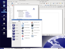 Bildschirmphoto von Nova Linux 1.1.2