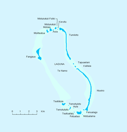 Karte von Nukulaelae