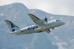 Eine Dornier 328-100 der Air Alps