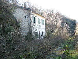 Bahnhof in Pertosa