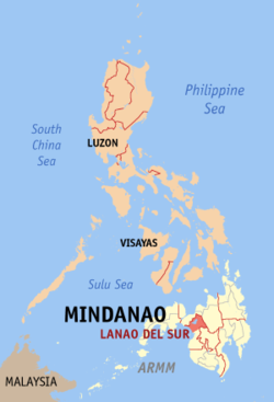 Karte Territorialprälatur Marawi