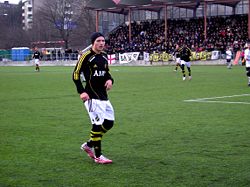 Bengtsson in einem Vorbereitungsspiel von AIK gegen IK Sirius im Februar 2007