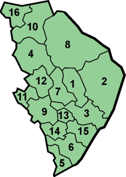 Die Gemeinden von Nordkarelien