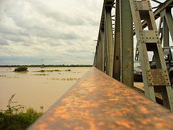 Brücke über den Río Grande bei Puerto Pailas