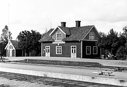 Bahnhof in Repbäcken