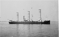 Rotorschiff Barbara am 12. Mai 1927 auslaufend, Blankenese passierend