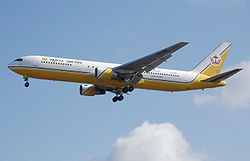 Eine ehemalige Boeing 767-300ER der Royal Brunei