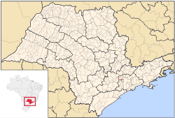 Lage von Barueri im brasilianischen Bundesstaat São Paulo