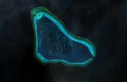 Satellitenbild des Riffs