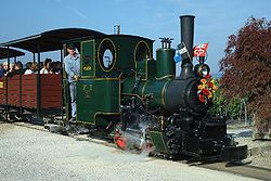 Dampflokomotive Emma im Herbst 2008