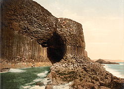 Fingalshöhle um 1900