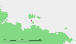 Lage von Kleine Ljachow-Insel