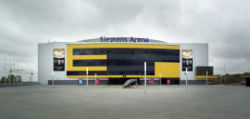 Außenansicht der Siemens Arena