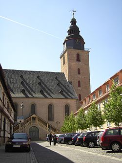 Die Trinitatiskirche in Sondershausen von Norden