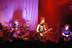 Static-X während eines Auftrittes bei der Cannibal Killers Tour im Juni 2007
