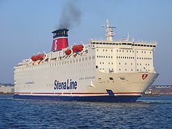 Stena Spirit unter altem Namen im Kieler Hafen (2006)