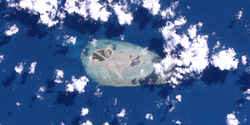 Landsat-Bild von Sue Island
