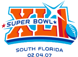 Logo des Super Bowl XLI