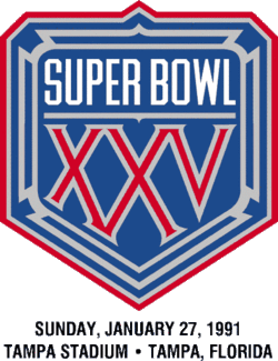Logo des Super Bowl XXV