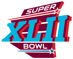 Logo des Super Bowl XLII