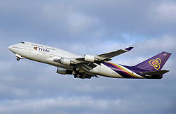 Boeing 747-400 der Thai Airways International