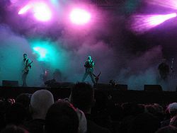 The Sisters of Mercy beim M'era Luna Festival 2005(in der Besetzung Eldritch-Pearson-Catalyst)