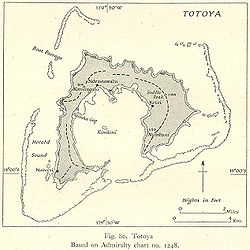 Karte von Totoya (1944)