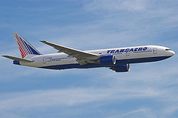 Boeing 777-200ER der Transaero Airlines