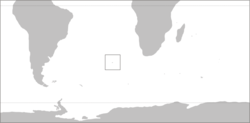 Karte von Tristan da Cunha