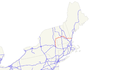 Karte des U.S. Highways 4