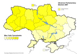 Block Julija Tymoschenko (30.71%
