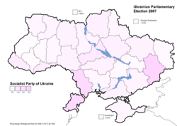 Sozialistische Partei der Ukraine (2.86%)