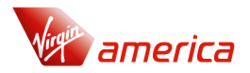 Das Logo der Virgin America