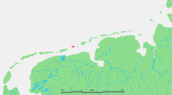 Lage innerhalb der Friesischen Inseln