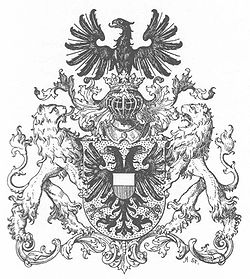 Wappen des freien Hansestadt Lübeck in der Zeit des Deutschen Kaiserreiches