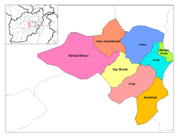 Bezirke in Wardak