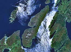 Satellitenbild von Jura