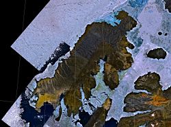 Satellitenbild der Prinz-Patrick-Insel