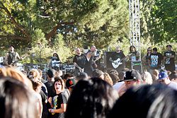 Winds of Plague live beim Rockin Roots Festival in Bakersfield