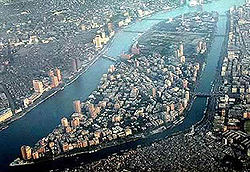 Luftbild von Gezira