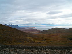 Südküste von Snæfellsnes, Blick vom Pass am Snæfellsjökull